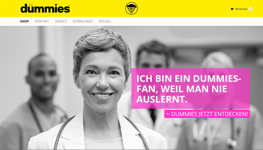 02_WILEY_dummies_website Buchwerbung Verlagsbüro Schwarzer
