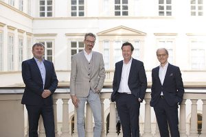 Das neu gewählte Präsidium: Franz Lintner, Helmut Zechner, Benedikt Föger, Alexander Potyka (v. l.n.r. ) | © Lisi Specht