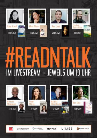 #readntalk 3: Die 3. Runde der digitalen Veranstaltungen startet am 1. September