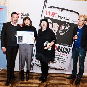 Benedikt Föger, Leonie Pürmayr in Vertretung von Frau Goldmann, Sylvia Fassl-Vogler und Helmut Schneider | © Stefan Burghart/echomedia