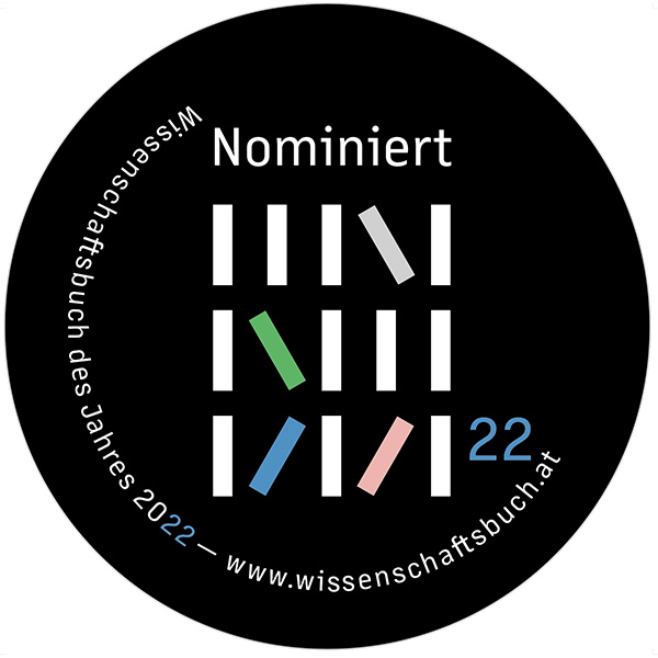 Sticker Nomierungen Wissenschaftsbuch des Jahres 2022 | © BMBWF