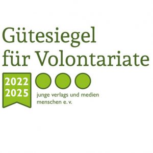 JVM-Gütesiegel für Volontariate 2022-2025 | © junge verlags und medien menschen e.v.