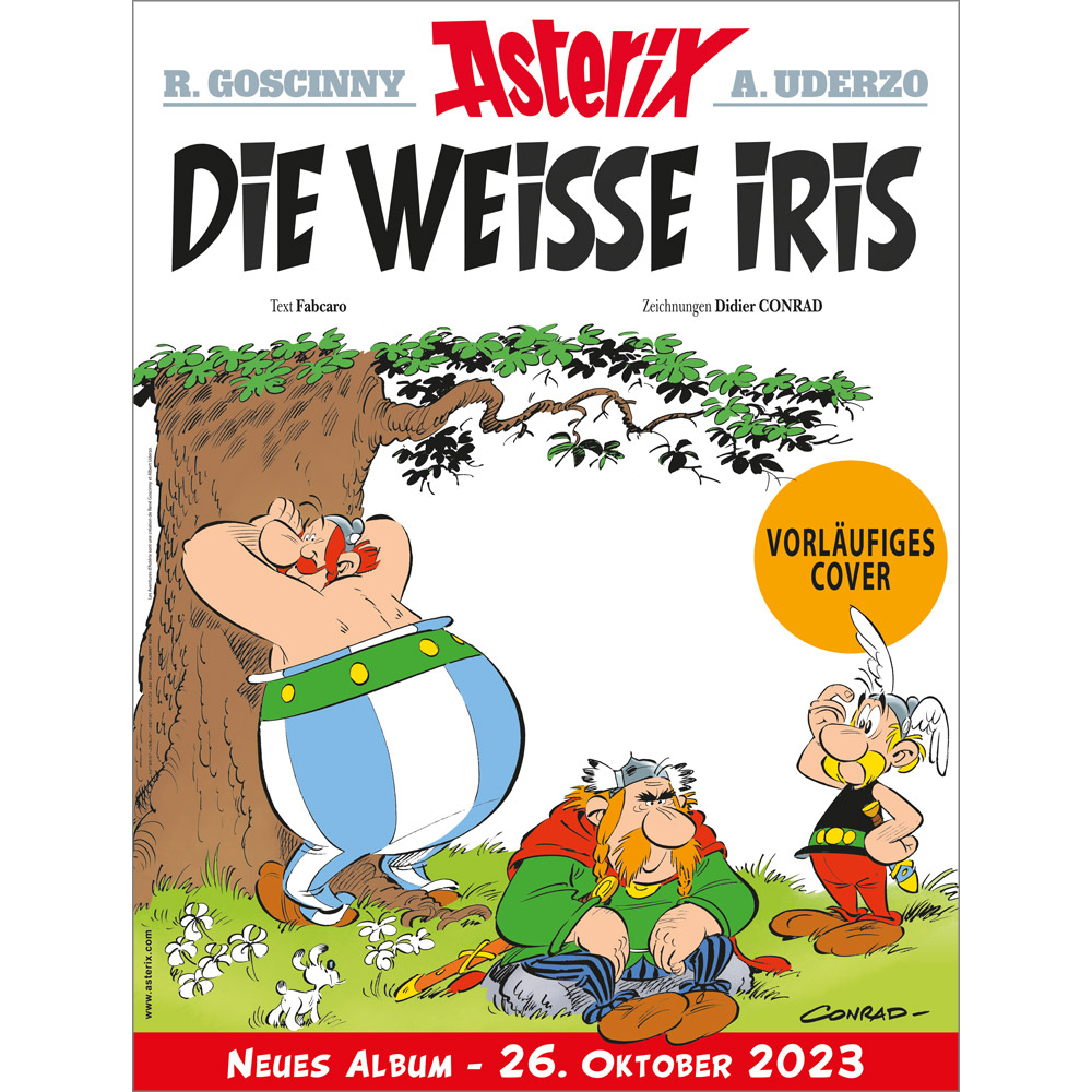 Das 40. Asterix-Abenteuer hat einen Namen: „Die weiße Iris“