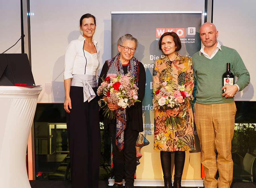 Kristina Macherhammer, Rotraut Schöberl, Katja Gasser und Daniel Wisser | © WKW / Klima