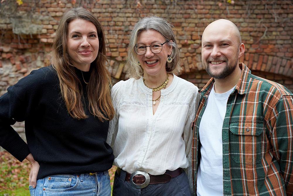 Julia Ostrowski, Anja Herrenbrück und Josef Ulbig | © Hörspielstudio XBerg
