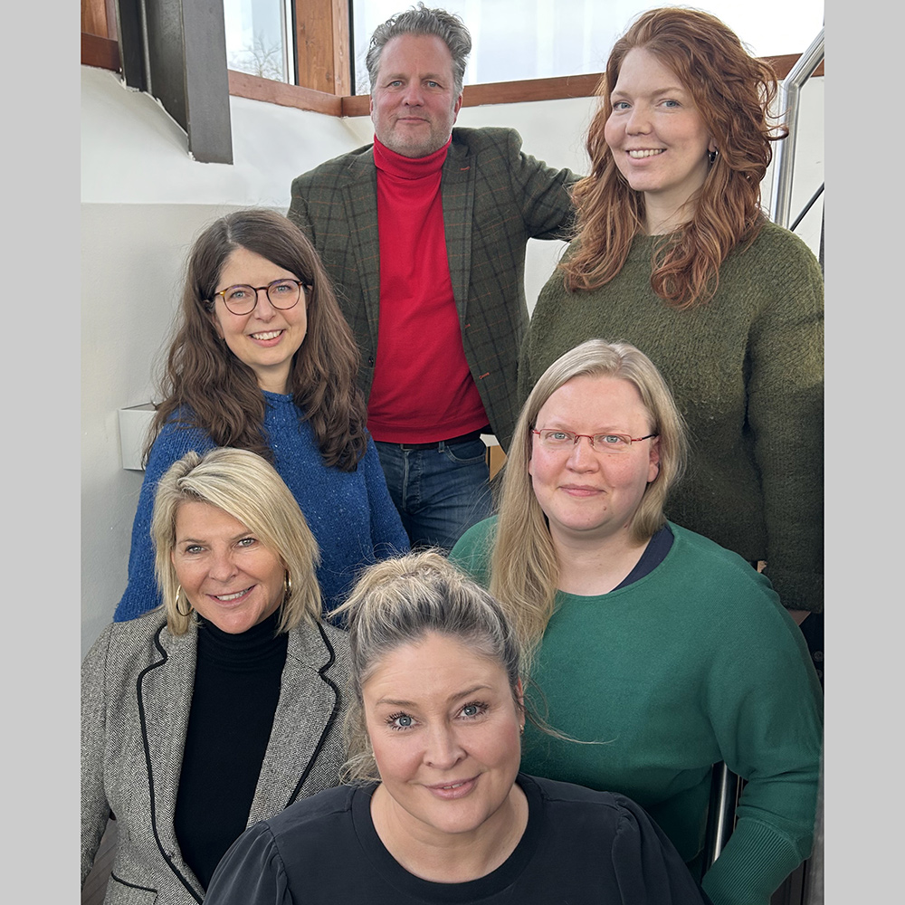 Team Markt und Kundenentwicklung (im Uhrzeigersinn): Thilo Schmid, Svenja Schwentker, Bettina Lüth, Nina Leptien, Alexandra Fürtauer und Judith Kaiser | © Verlagsgruppe Oetinger