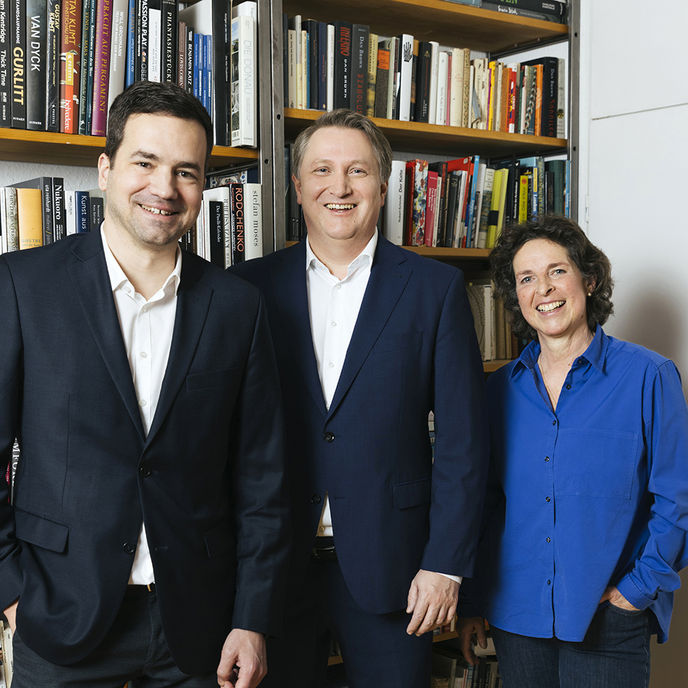 Nicolas Marchioni, Dr. Peter Scholz und Annette von Altenbockum | © Francesco Giordano