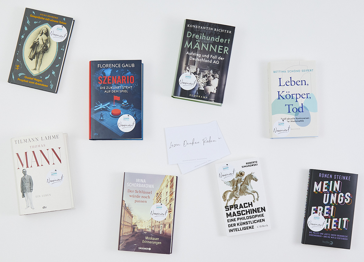 Die Nominierten für den Deutschen Sachbuch-Preis 2026 | © Christof Jakob