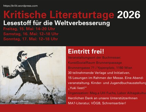 Kritische Literaturtage 2026: 15.–17. Mai