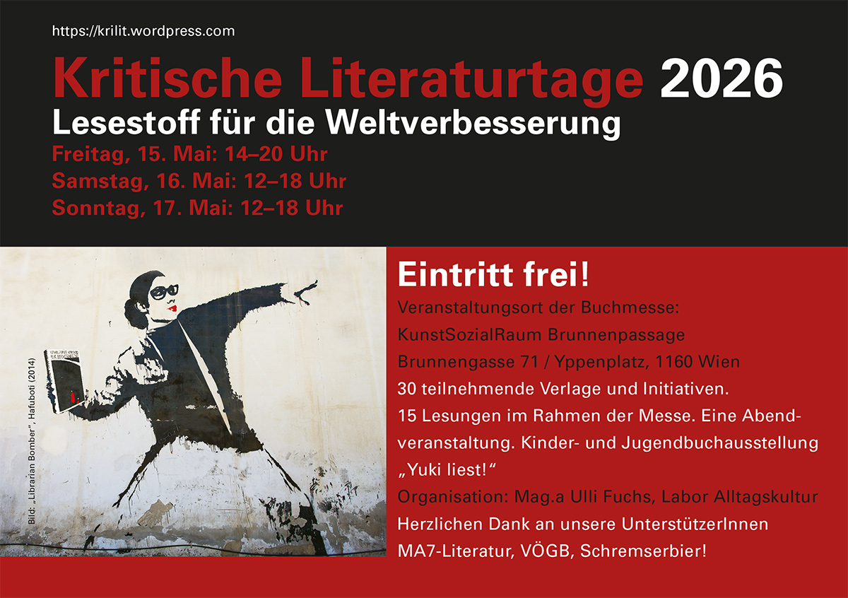 Kritische Literaturtage 2026 | © KriLit