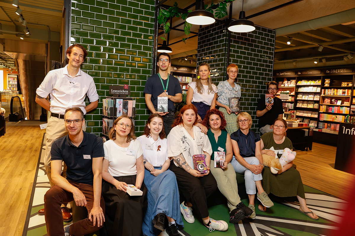 Das Team der neuen Thalia-Buchhandlung am Grazer Hauptplatz | © Luef light / Thalia